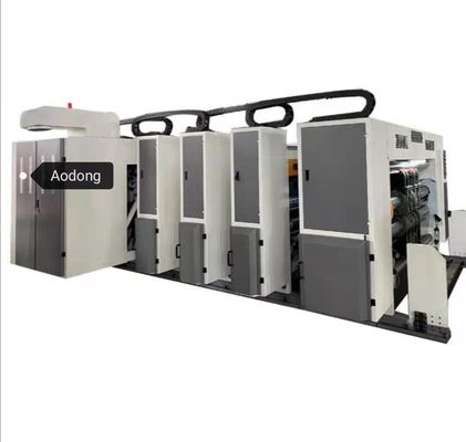Mesin Pemotong Mati Karton Flexo Printing Slotting 200 Potongan / Menit Dengan Stacker